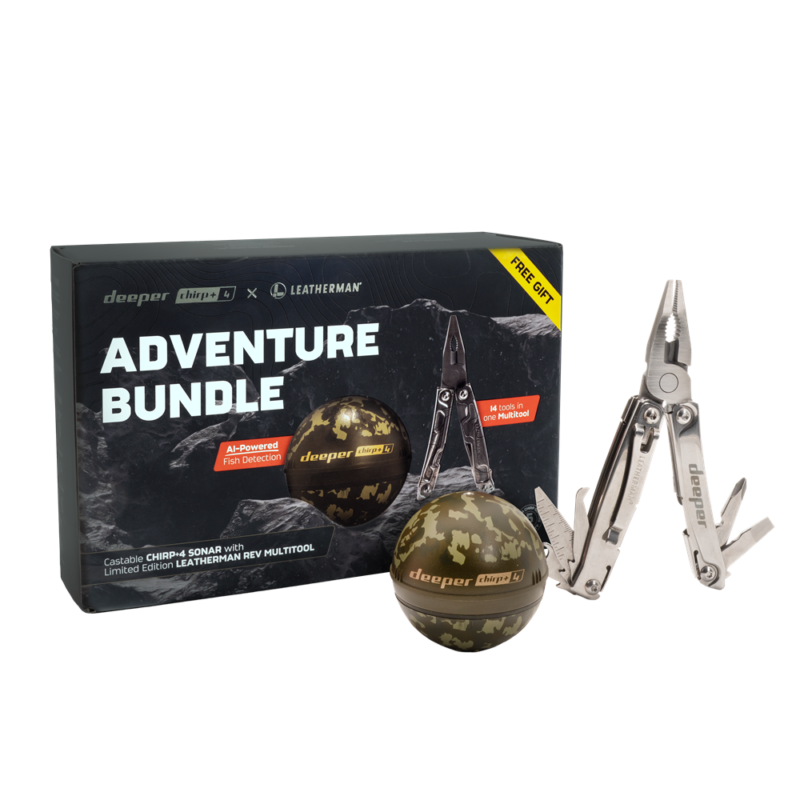 Deeper Chirp Plus 4 eholote Adventure Bundle